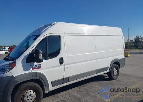 2017 Ram Promaster 2500 High Roof 159 Wb z USA, uszkodzony, nr VIN 3C6TRVDG7HE524344